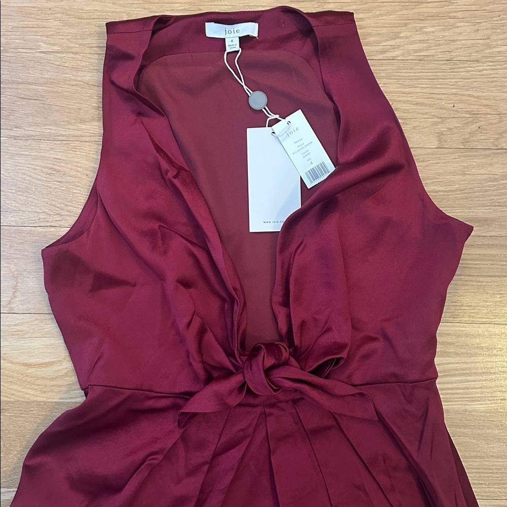 Joie Burgundy High Low Dress - Size 4 - Never worn! - Picture 5 of 5